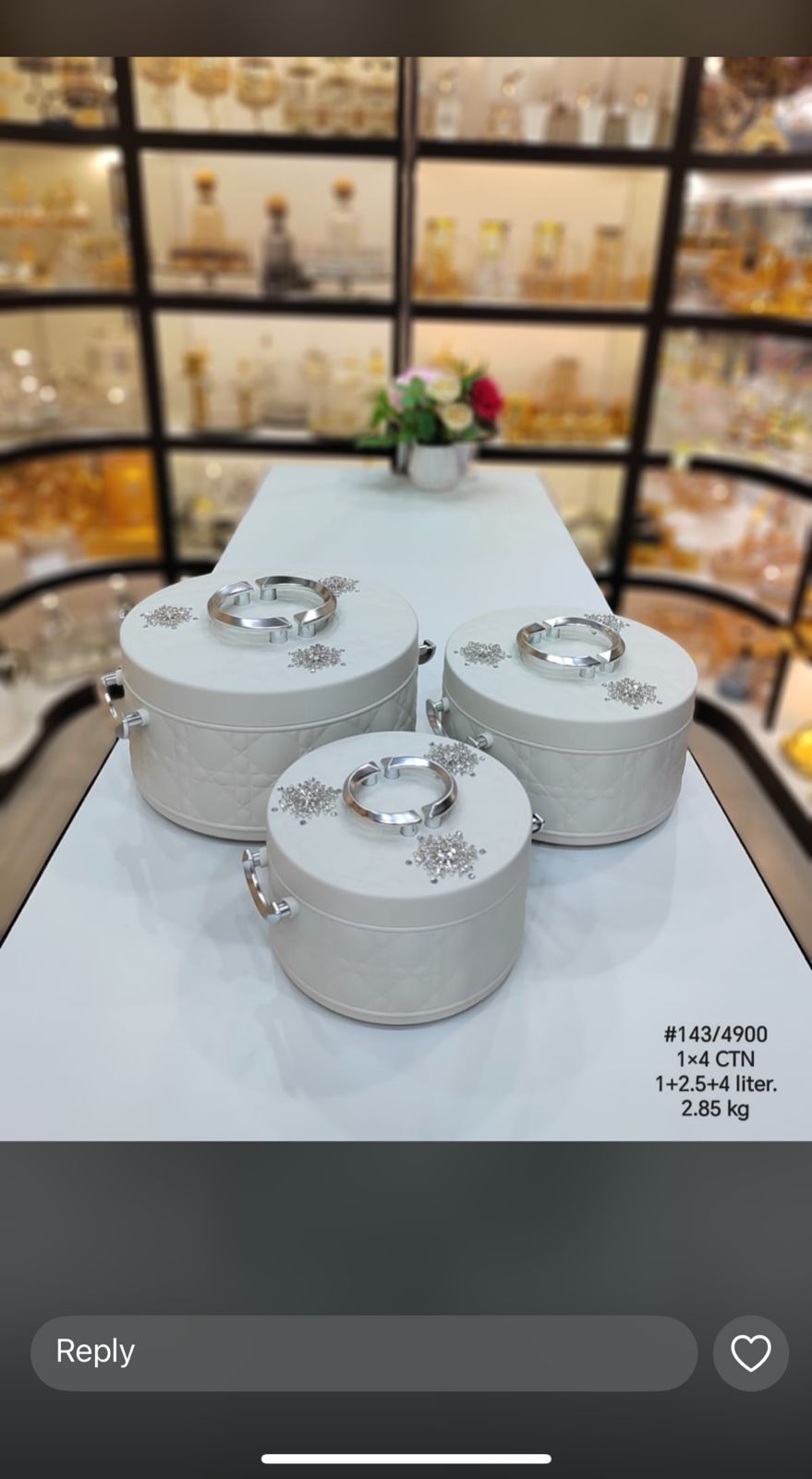 Hotpot 3 pc set with stonework high quality