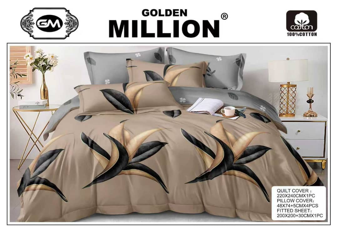 Bedset 6 pc with quilt cover high quality