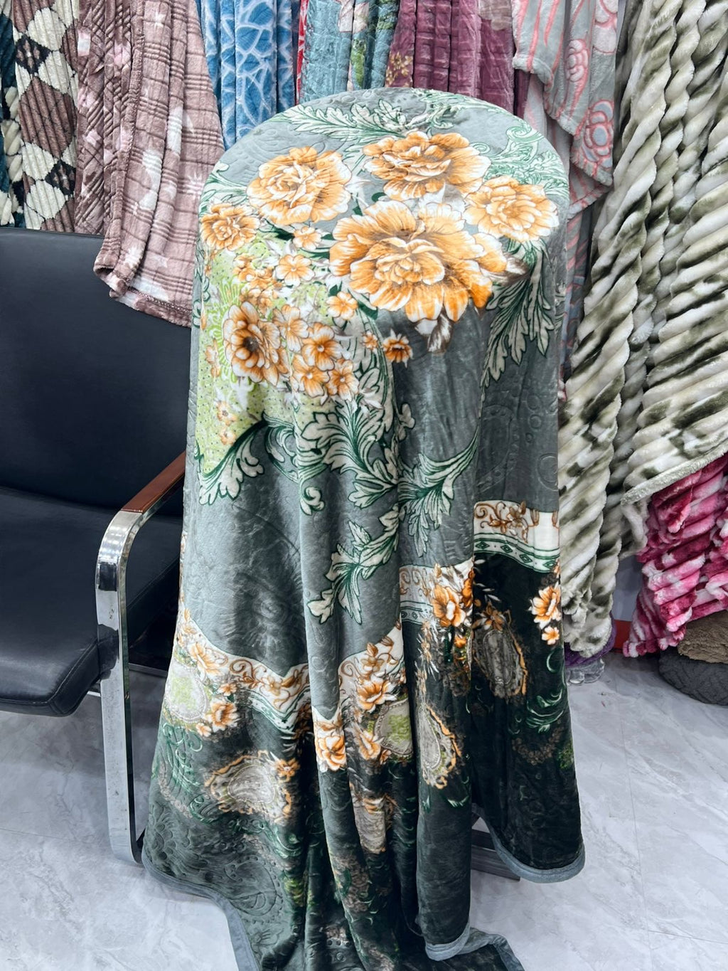 Fleece balnket high quality double size 220*240
