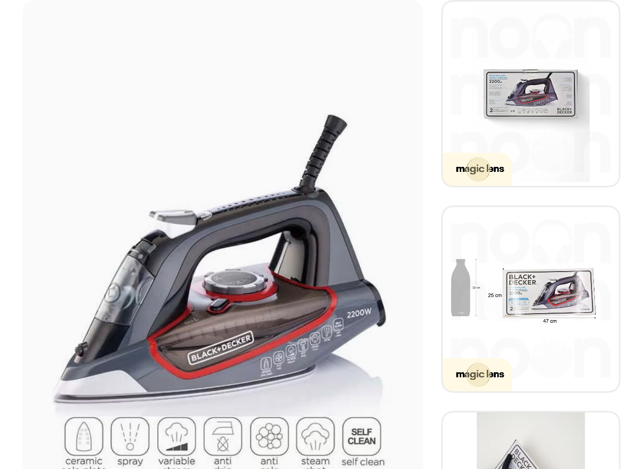 Black n decker steam iron