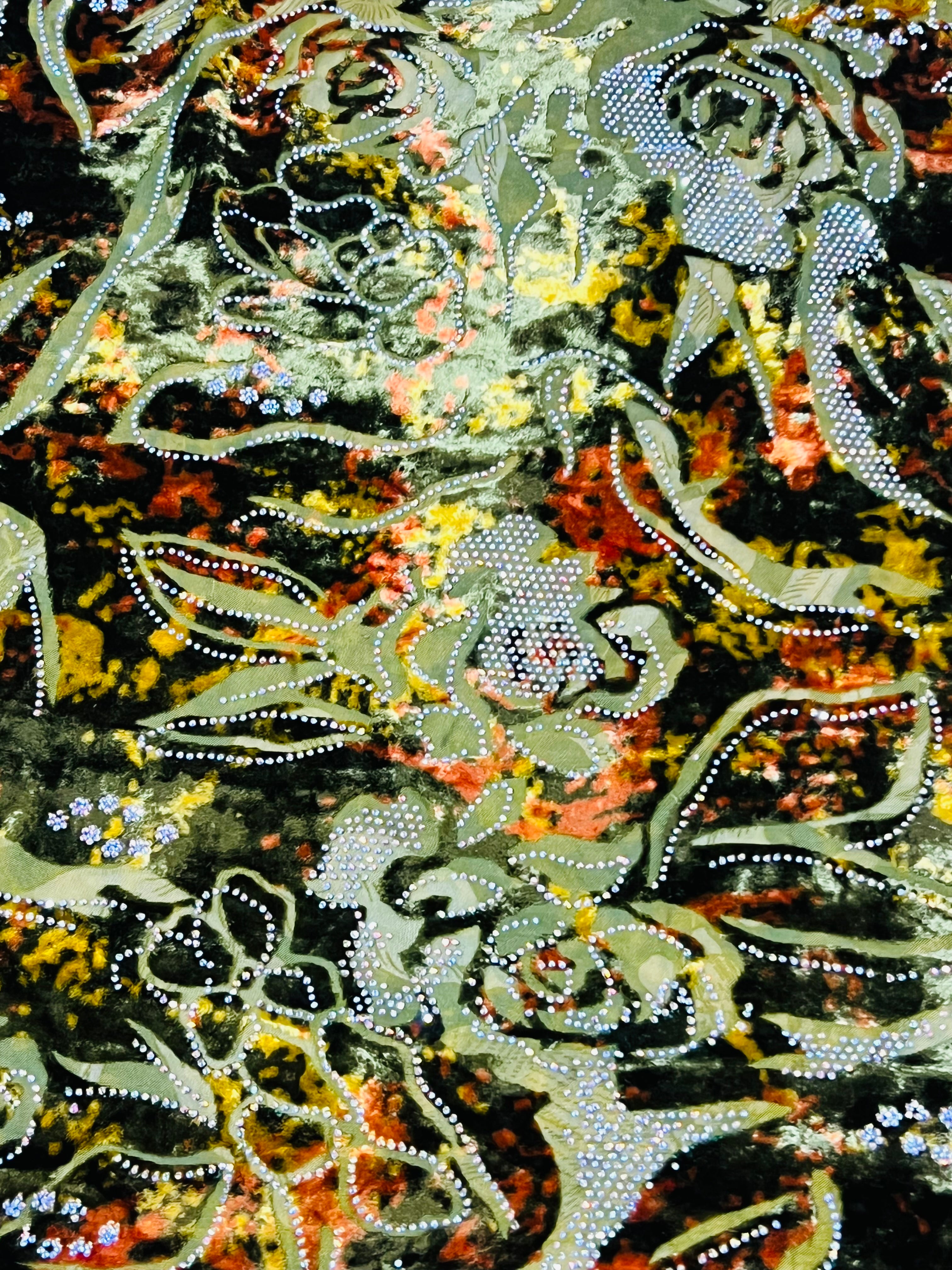 Palachi shirt with stone work front