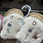 Fleece slippers soft trendy