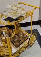 Fancy trolley with stone work high quality