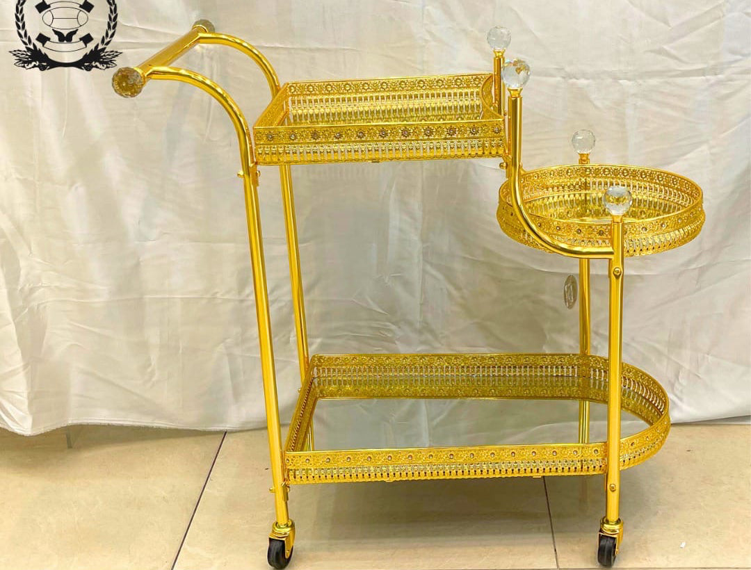 Trolley with stonework high quality