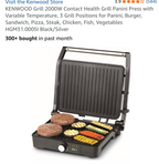 Sandwich grill maker kenwood