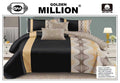 Bedset 6 pc set high quality king size with quilt cover
