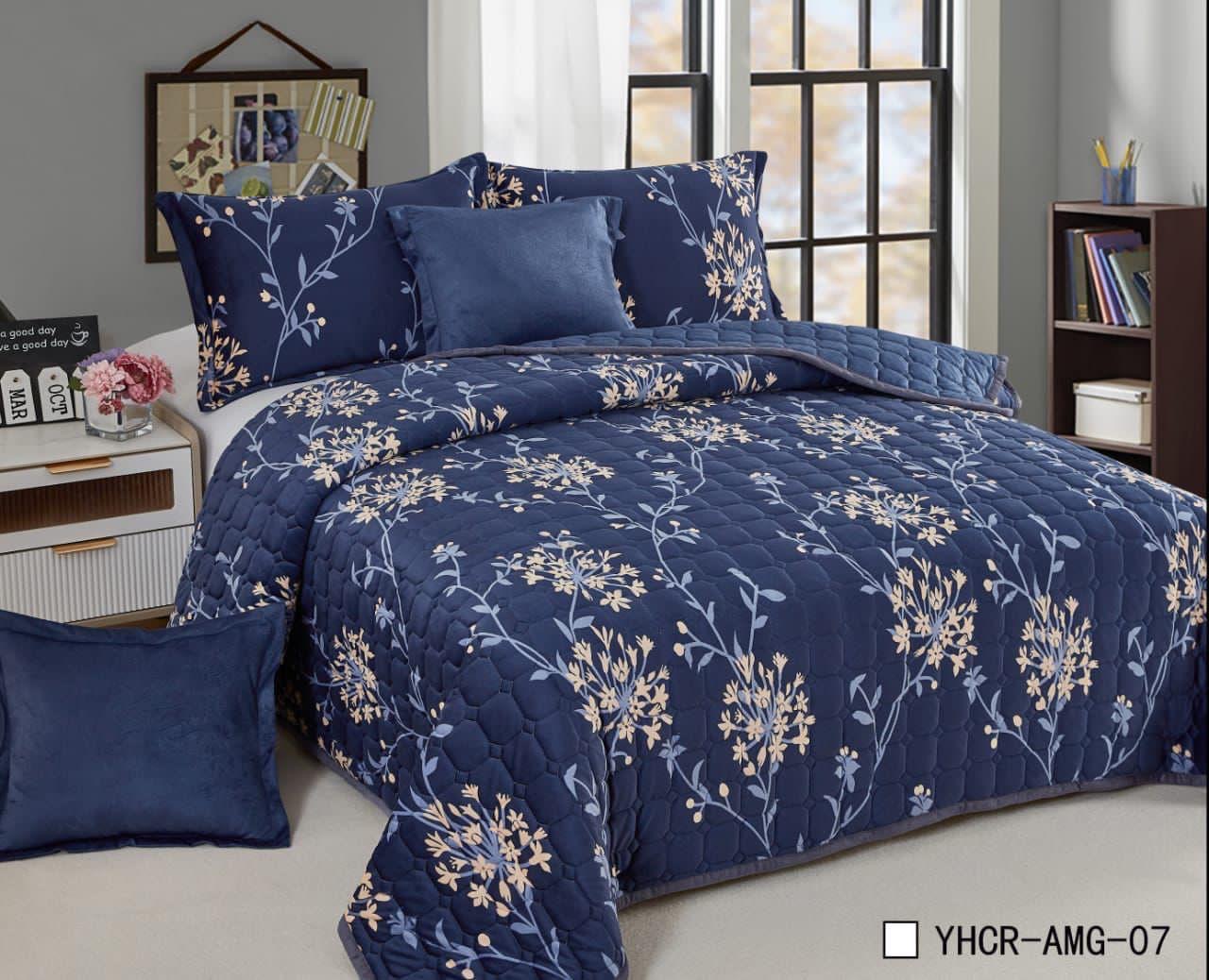 Welvet bedset 6 pc comforter set high quality