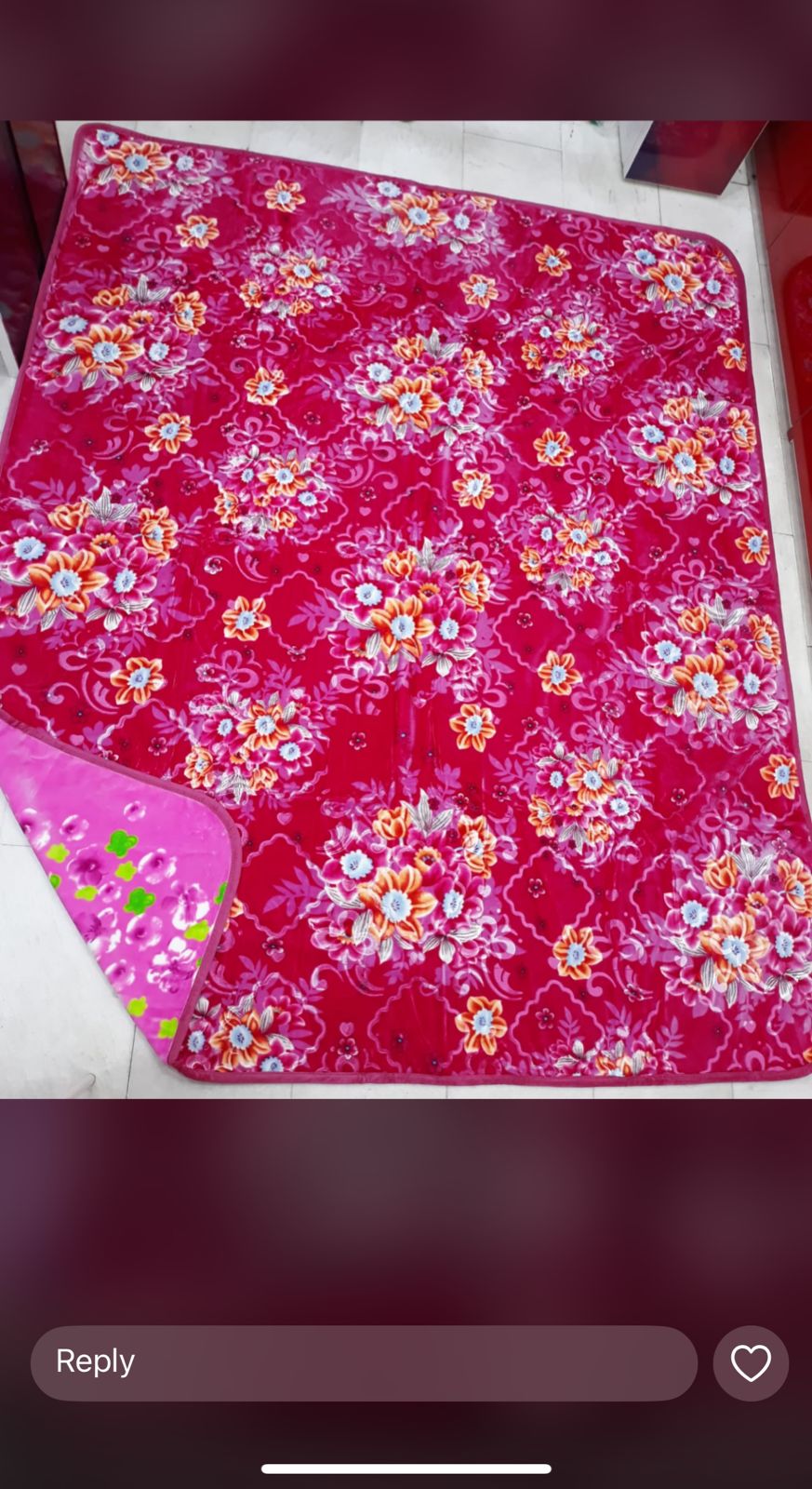 Blanket high quality double size soft
