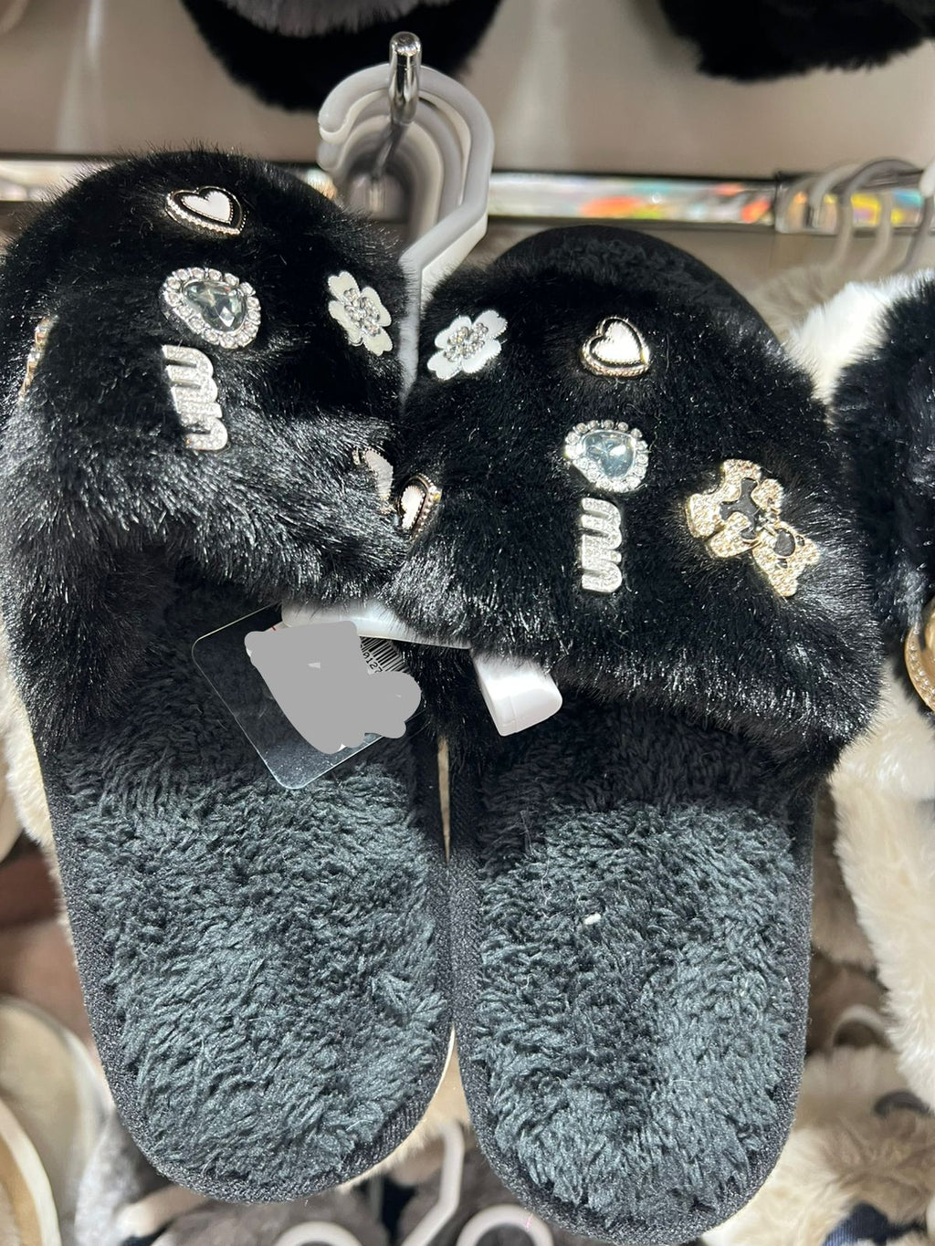 Fleece slippers soft trendy