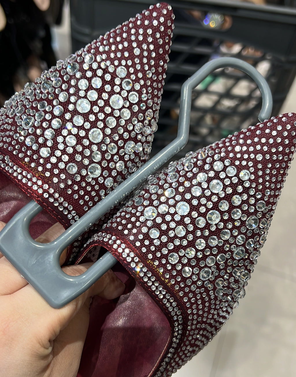 Meroon heels stonework high quality