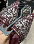 Meroon heels stonework high quality