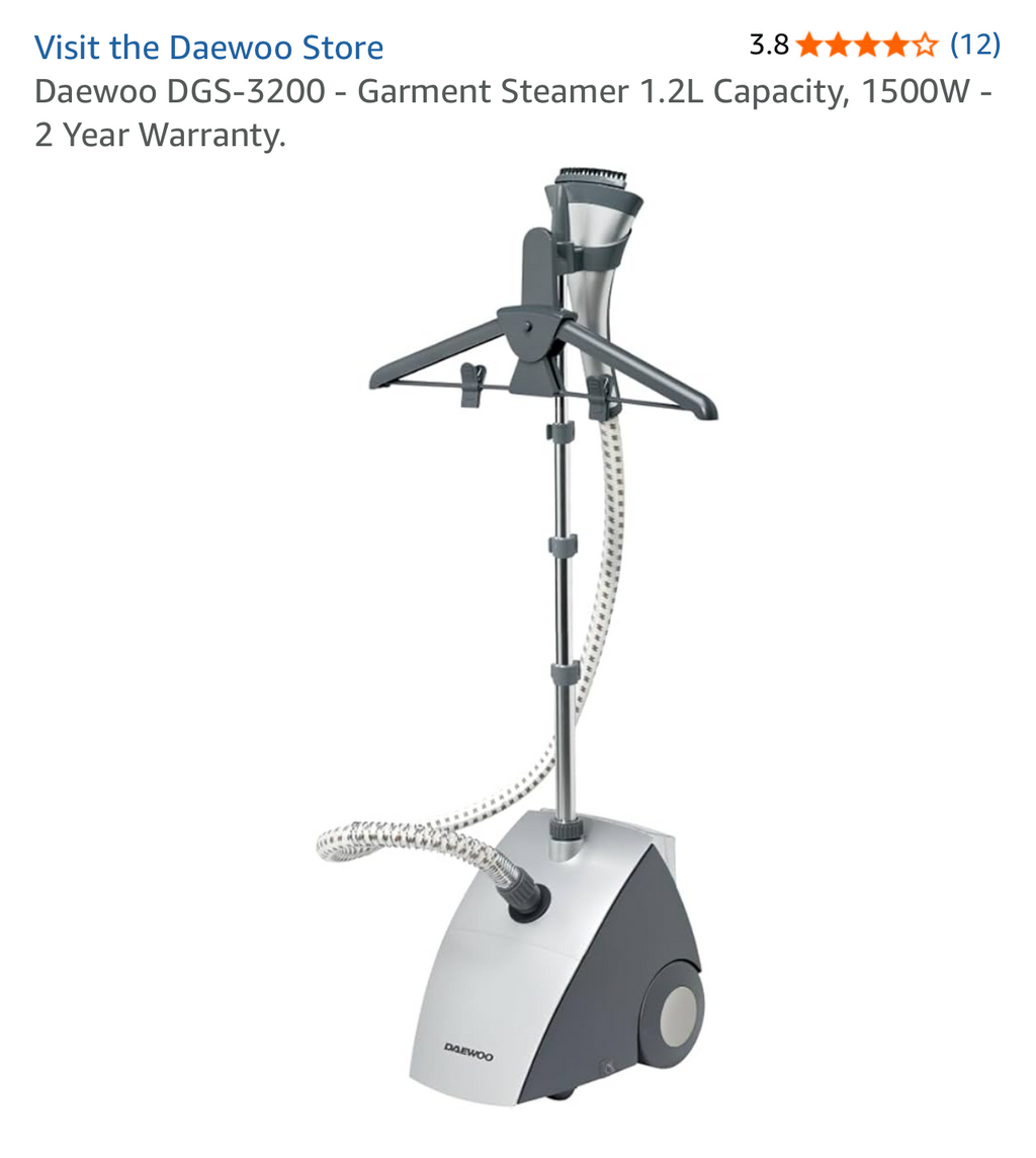 Dewoo garments steamer