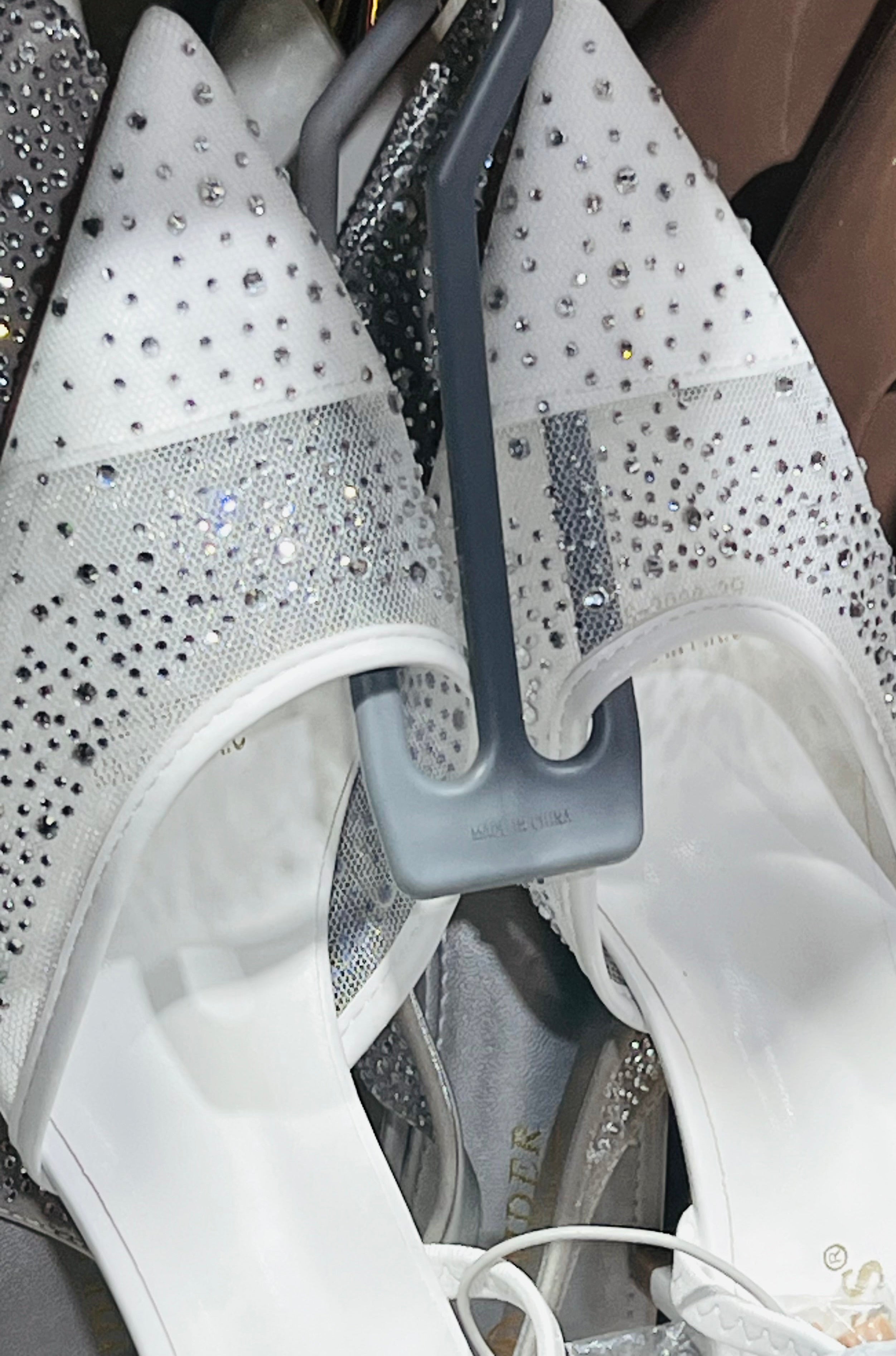 White heels trendy high quality