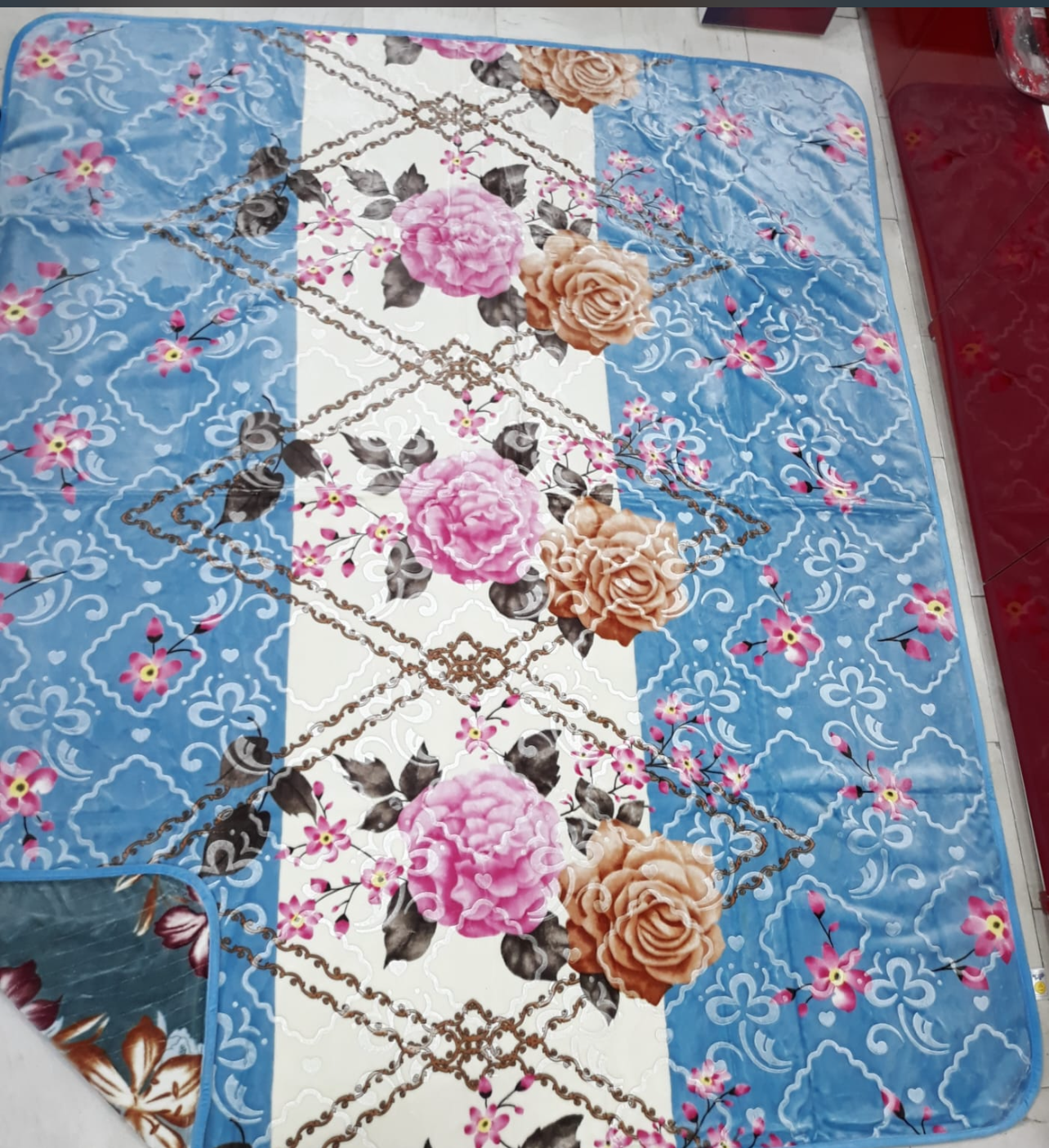 3D blanket soft fleece double