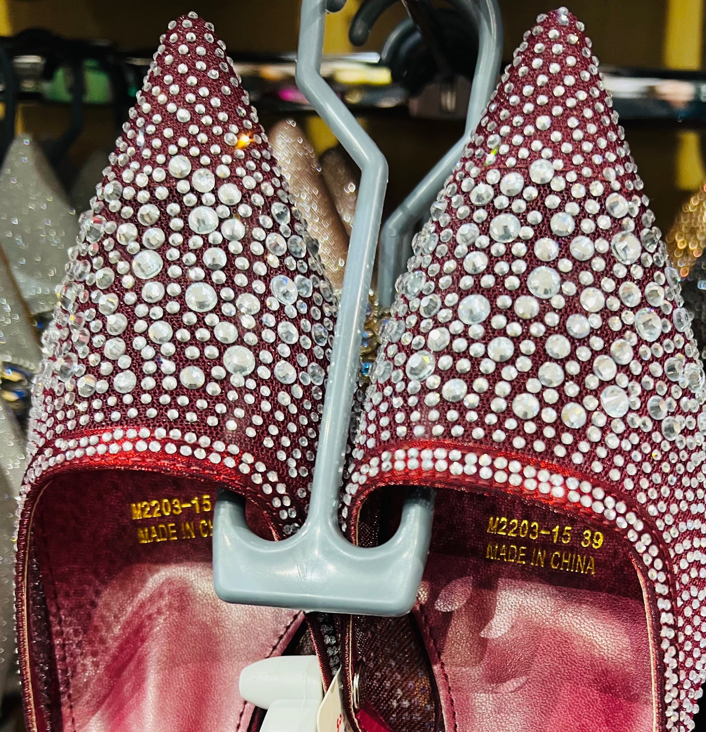 Meroon heels stonework high quality