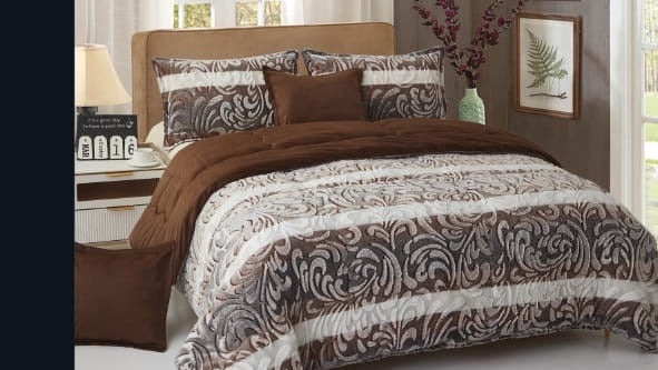 Welvet soft comforter set high quality