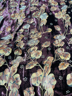 Velvet palachi front with stone work