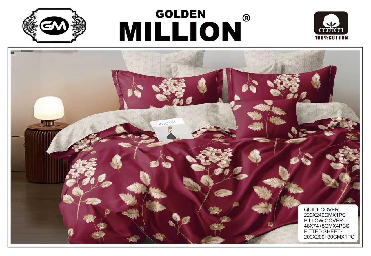 6 pcs set with quilt cover high quality bedset king size