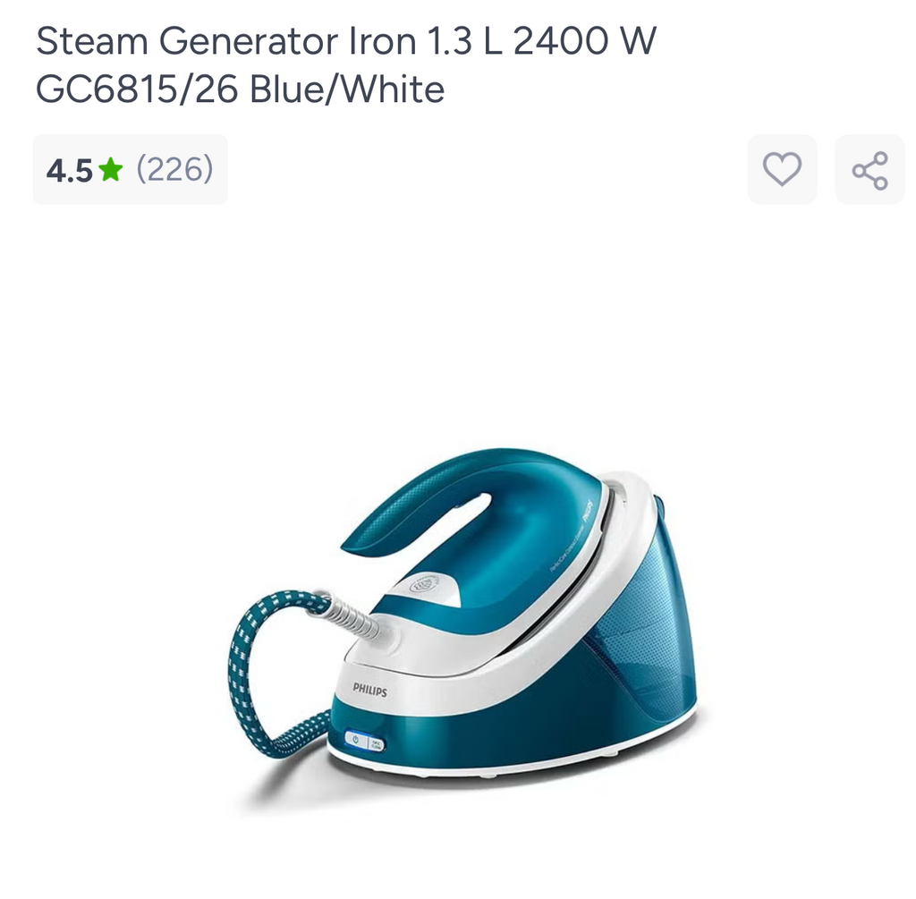 Philips steam iron high quality