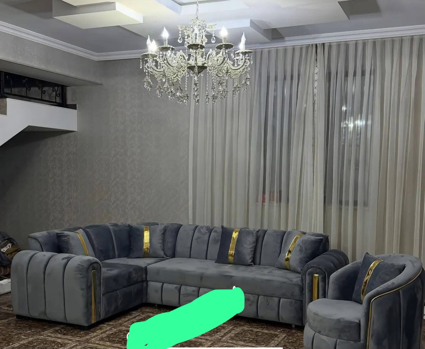 Sofa set 6 seater soft high quality